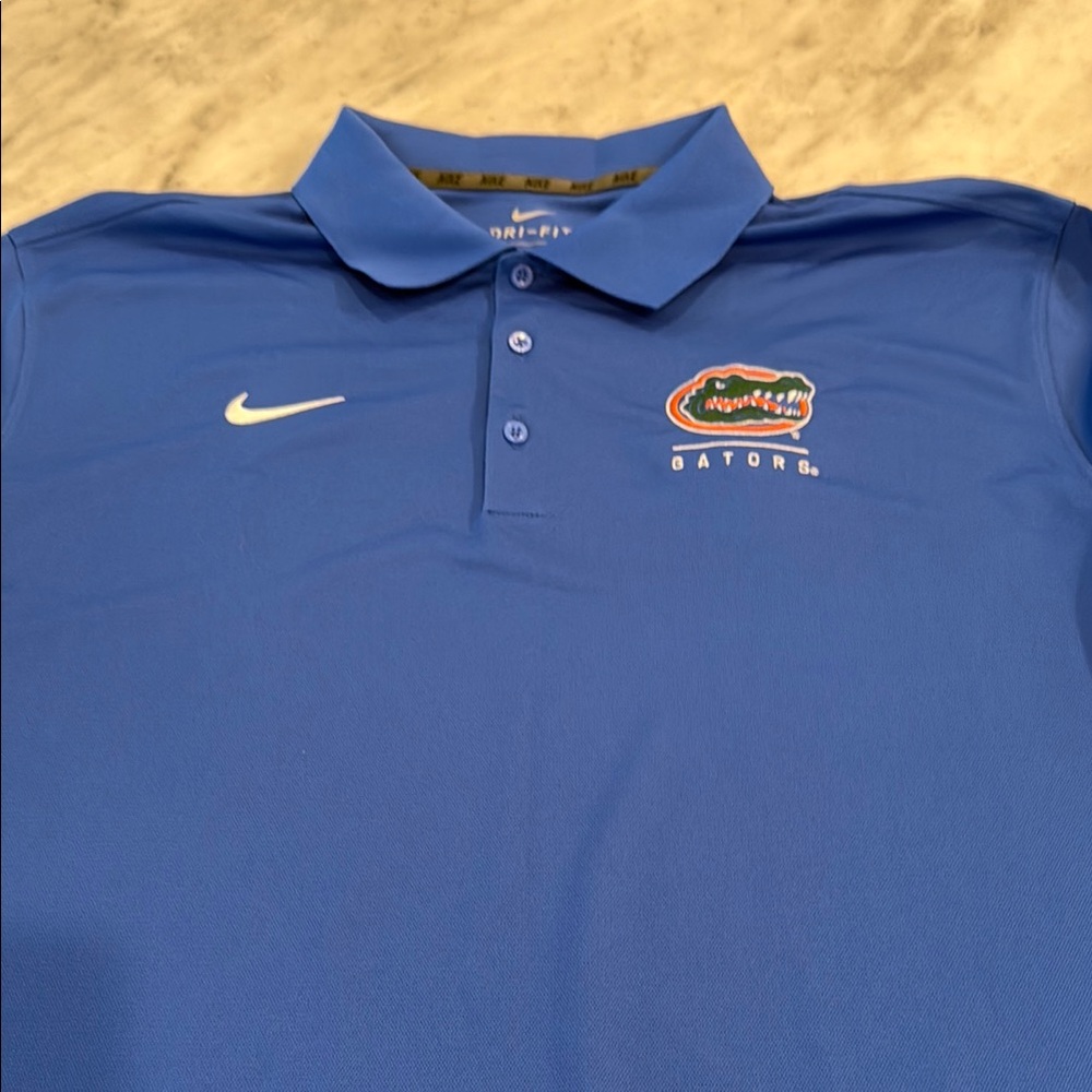 Nike Blue Florida Gator Men's Polo Shirt XL